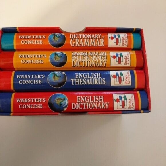 Webster's Concise Desk Reference Set-LIKE NEW-SET OF 4 - Picture 2 of 3
